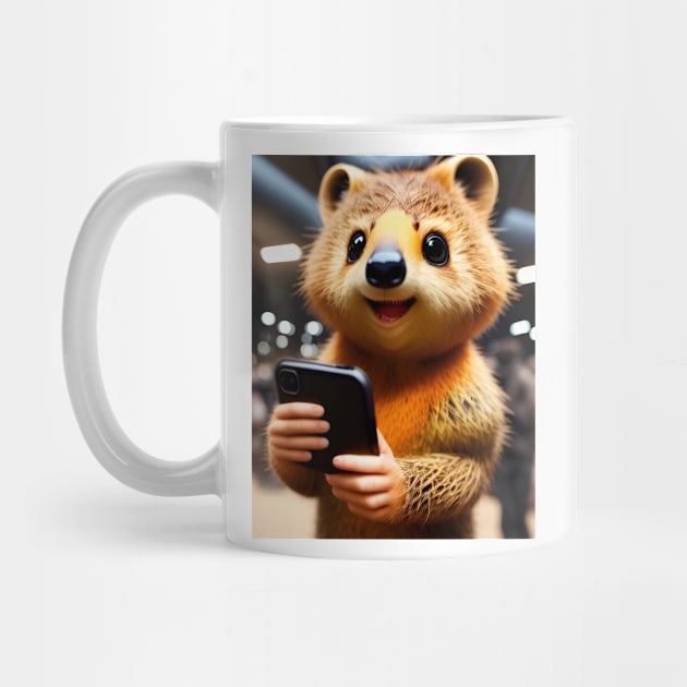 Quokka Selfie 04 by Jaymz Weiss Designz